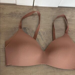 Knix Wing Woman Dark Sand Wireless Seamless Bra - 2 Large